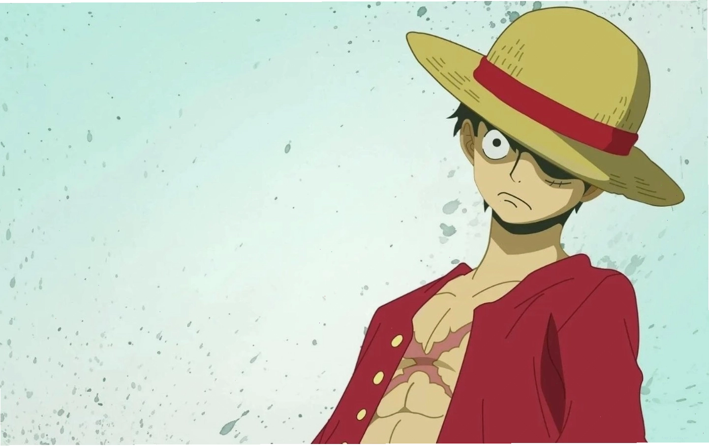 Hình nền anime Luffy nghiêm túc trong trận chiến