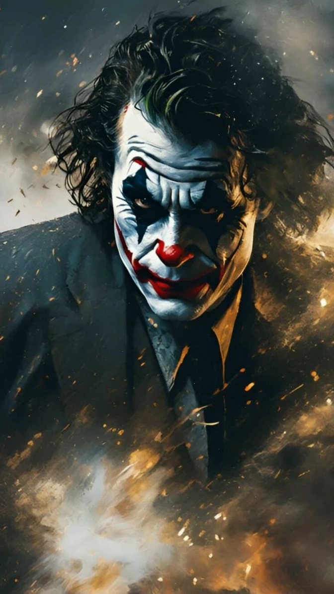 Hình nền Joker 4k đẹp, thể hiện sự điên loạn và quyến rũ