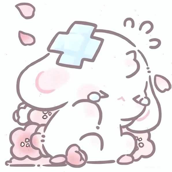 Hình thỏ chibi thể hiện sự dễ thương