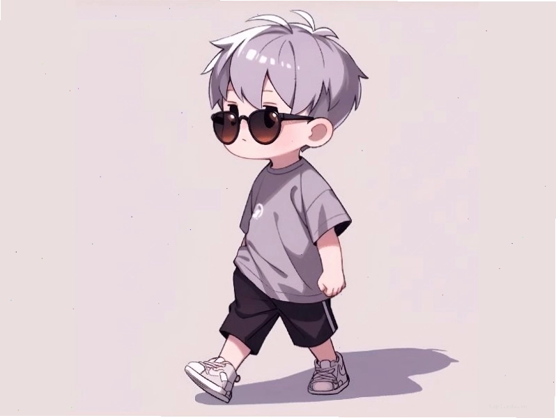 Hình vẽ chibi nam phong cách ngầu