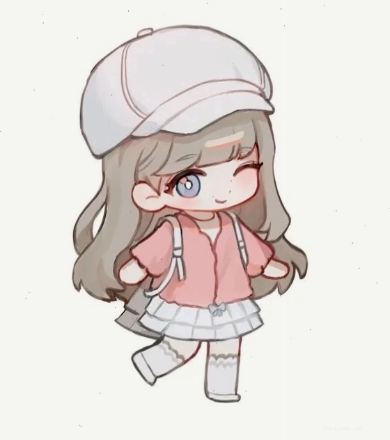 Hình vẽ chibi nữ dễ thương