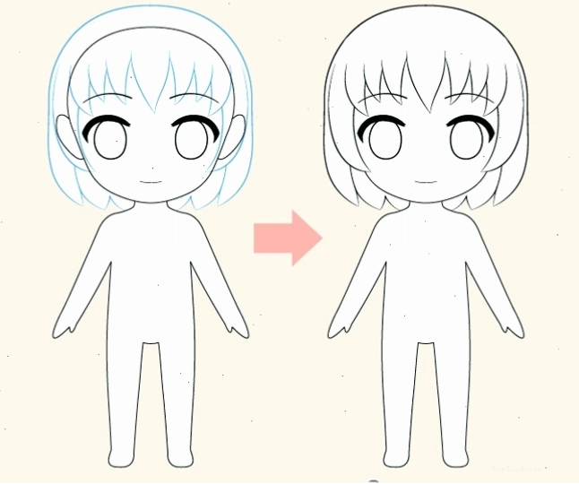 Hướng dẫn vẽ nhân vật chibi theo phong cách anime từng bước