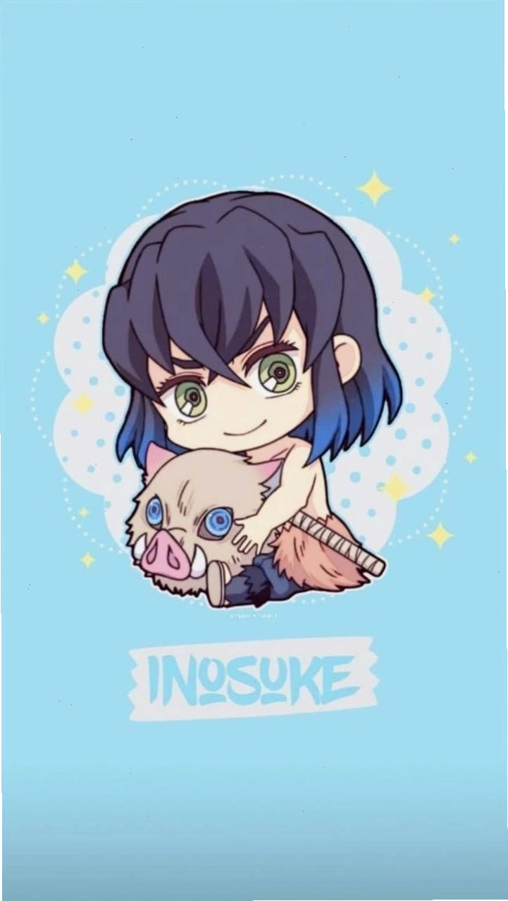 Inosuke chibi dễ thương với biểu cảm ngộ nghĩnh