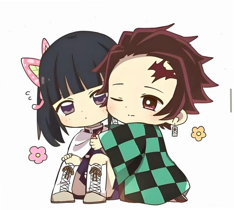 Kanao chibi 1 với đôi mắt to tròn và nụ cười tươi tắn