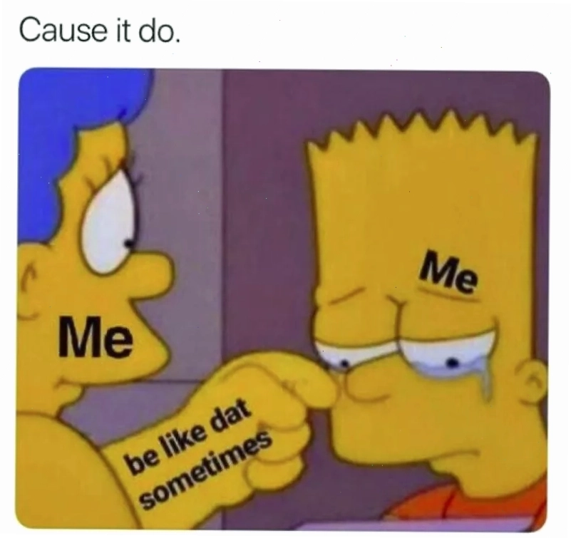 Meme Bart Simpson crying