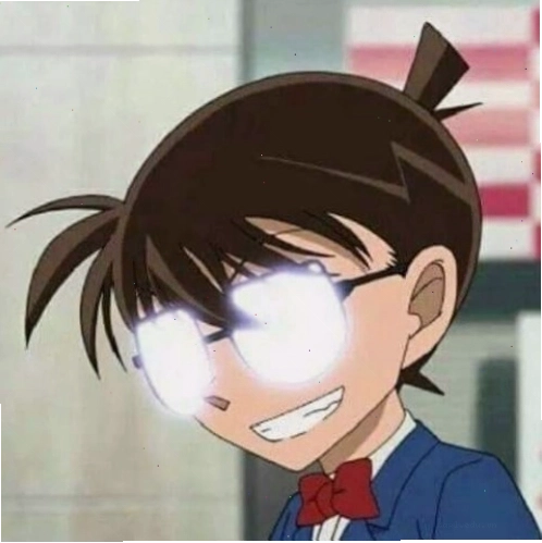Meme Conan tỏ vẻ nguy hiểm