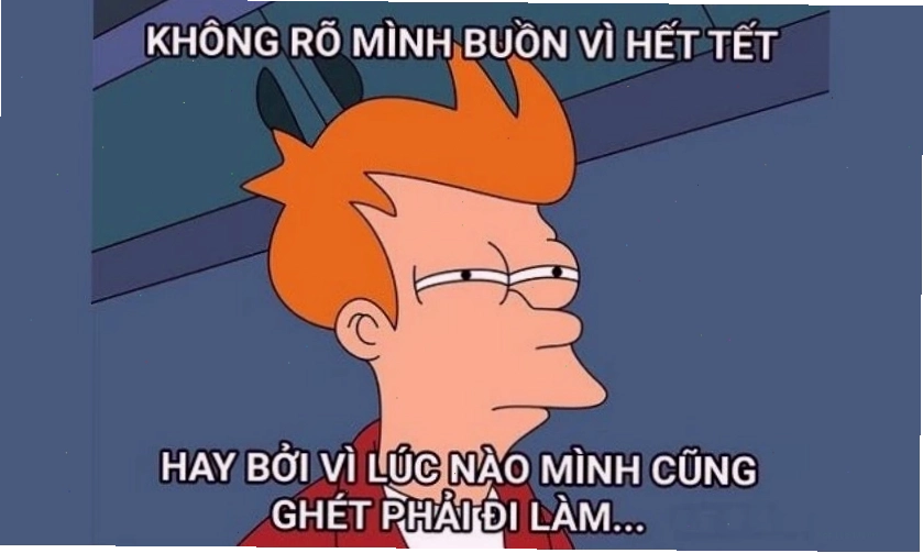 Meme Tết 2026 hài hước thể hiện không khí vui vẻ đầu năm