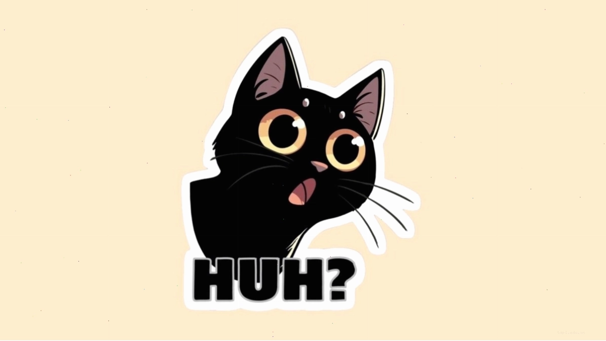 Mèo cute chibi với phụ kiện đáng yêu như nơ hoặc mũ