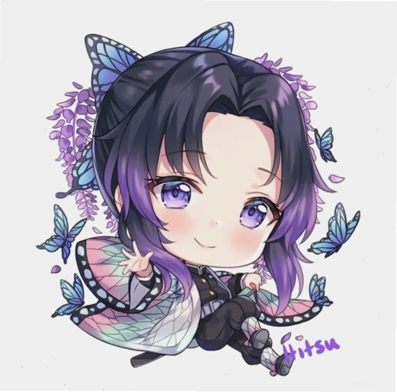 Ngắm nhìn Kochou Shinobu chibi đáng yêu