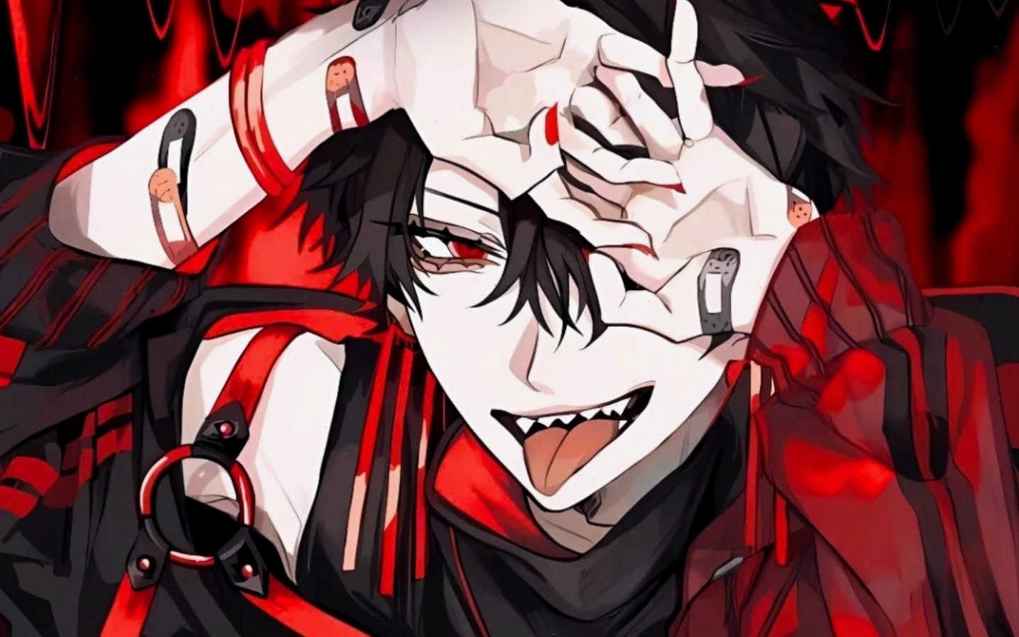 Nhân vật anime lạnh lùng đầy nguy hiểm với ánh mắt sắc bén