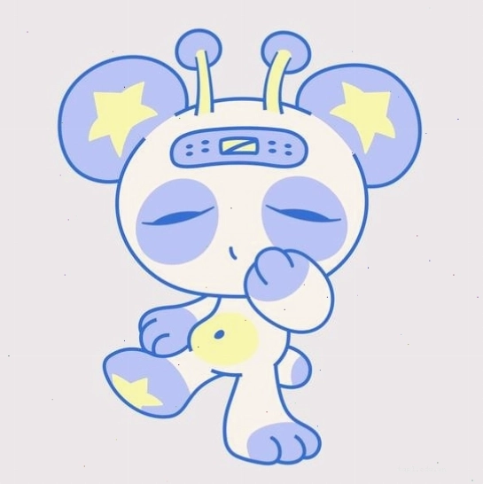 Nhân vật anime nữ chibi người ngoài hành tinh dễ thương
