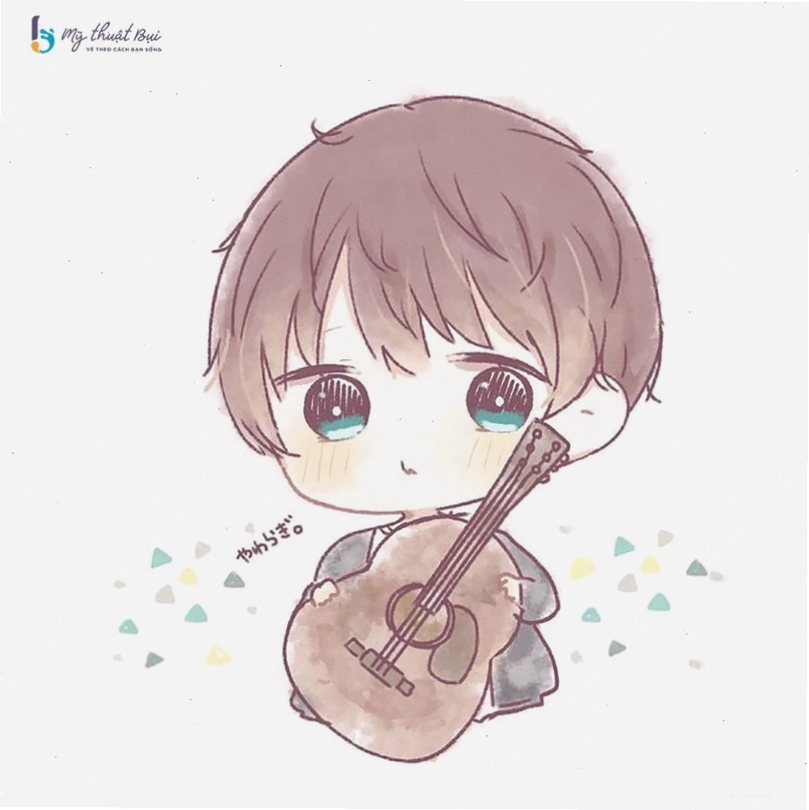 Nhân vật chibi nam trong trang phục fantasy