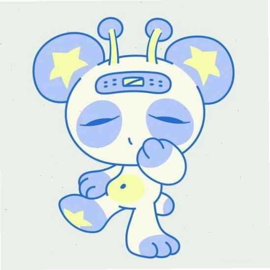Nhân vật chibi ngầu hình người ngoài hành tinh đáng yêu theo phong cách anime