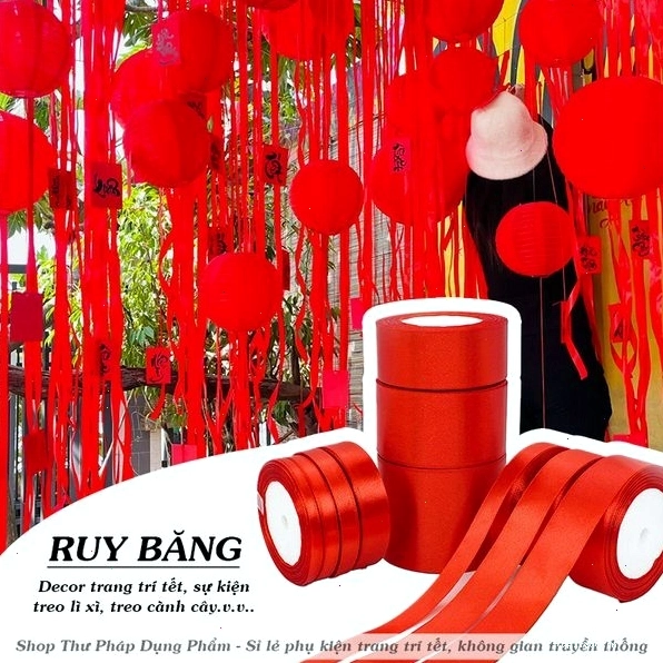 Ruy băng trang trí Tết