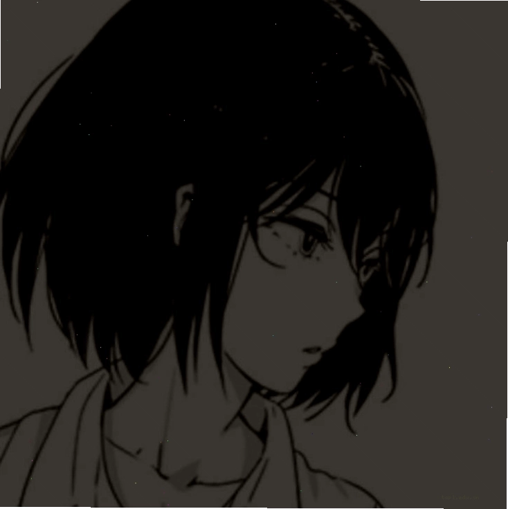 Sad anime girl avatar với vẻ ngoài u buồn nhưng đầy yêu thương
