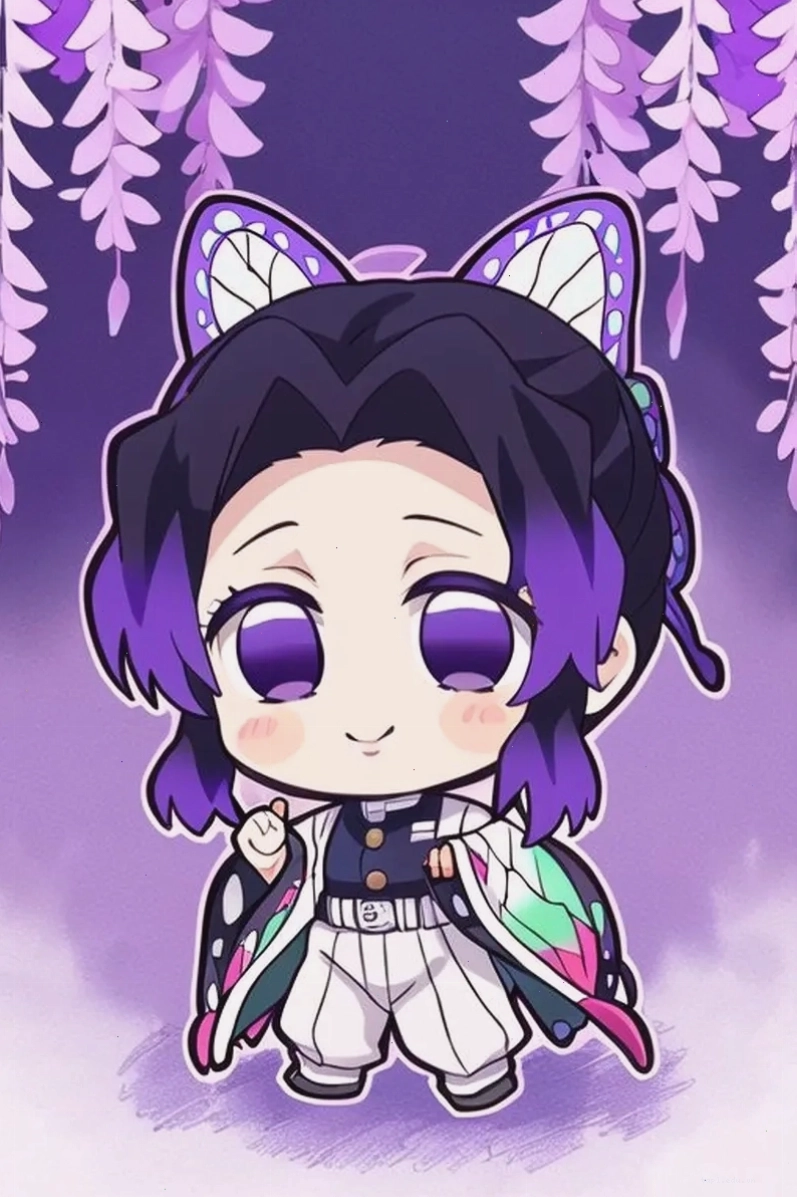 Sáng tạo với Shinobu Kocho chibi cute