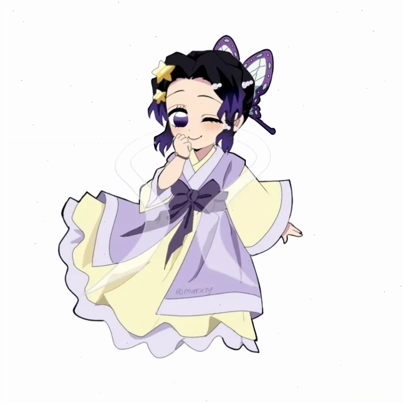 Shinobu chibi với phong cách kawaii
