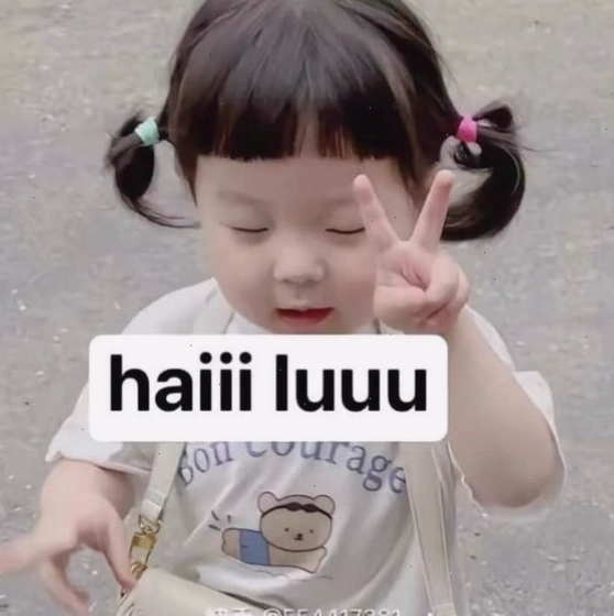 Tổng hợp meme em bé có chữ đa dạng