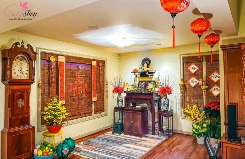 Trang trí nhà đón Tết rộn ràng, ấm áp