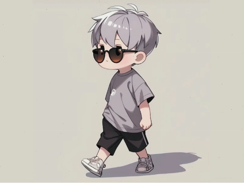 Tranh vẽ chibi nam phong cách ngầu