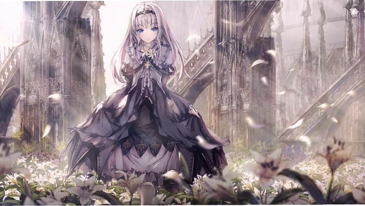 Váy búp bê ngắn dễ thương với chi tiết nơ, phù hợp cho hình vẽ chibi