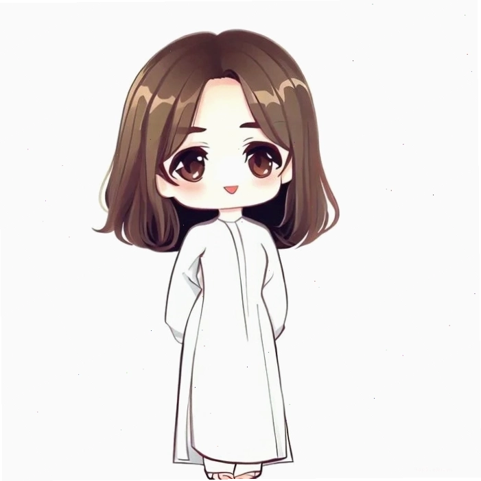 Vẽ cô giáo chibi đơn giản