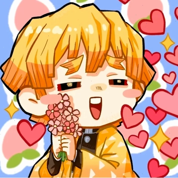 Zenitsu Chibi với trang phục đặc trưng