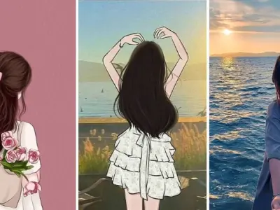 Tổng hợp avatar cô gái quay lưng thể hiện nét đẹp bí ẩn