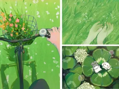 Tổng hợp avatar màu xanh lá đẹp dịu mắt gây thương nhớ