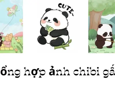 Loạt ảnh chibi gấu cute khiến dân mạng phát cuồng vì yêu