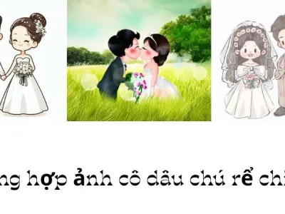 Loạt ảnh cô dâu chú rể chibi đẹp khiến dân tình phát cuồng