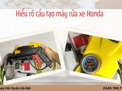 Hiểu rõ cấu tạo máy rửa xe Honda để dùng lâu bền hơn!