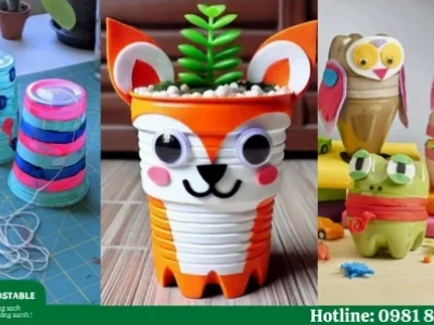 Biến chai nhựa cũ thành đồ trang trí độc đáo: Hướng dẫn sáng tạo cho không gian sống