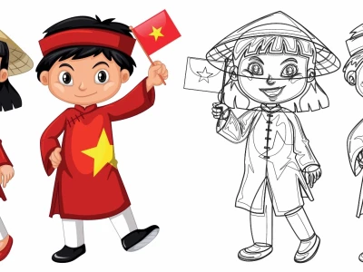 Chibi Áo Dài Việt Nam: Vẻ Đẹp Dễ Thương Trên Trang Phục Truyền Thống