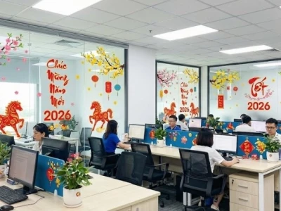 Decal Trang Trí Tết Huyện Quốc Oai: Biến Hóa Không Gian Đón Xuân 2026