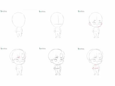 Hướng dẫn cách vẽ chibi nam chi tiết từ A-Z cho người mới bắt đầu