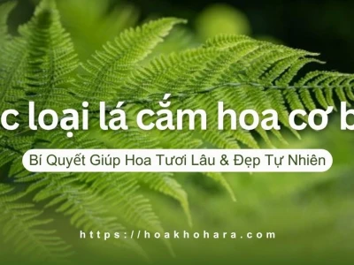 Khám phá thế giới lá cắm hoa: Bí quyết tạo điểm nhấn cho bình hoa thêm sống động