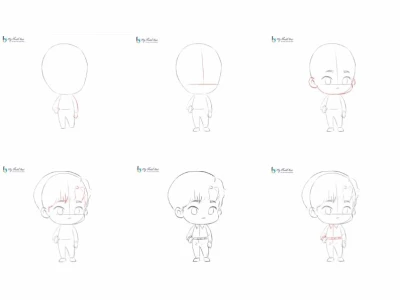 Khám phá vẽ anime chibi nam đơn giản và đầy cuốn hút